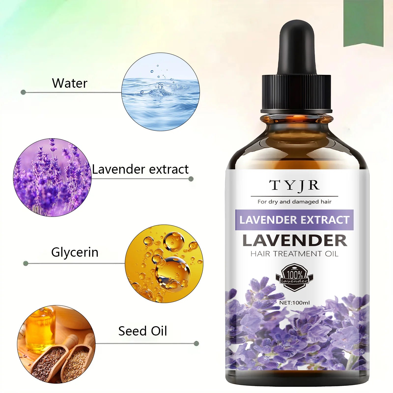 Lavender essential oil for skin care, massage, shower, diffuser relaxing essential oil for face, body, nails, hair, eyelashes Oasis Select