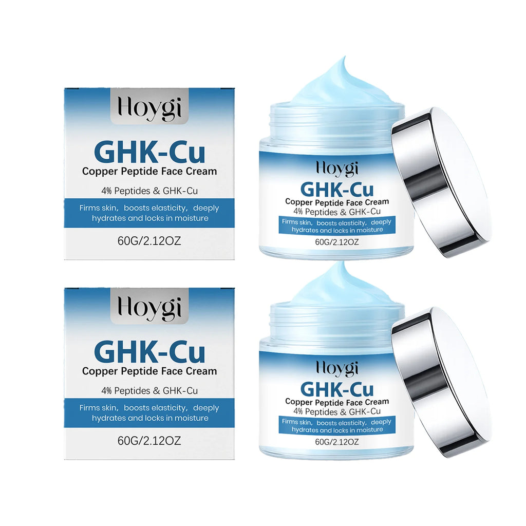 60g GHK-Cu Copper Peptide Face Cream Firming Elasticity Deep Hydration Long Lasting Moisturizing Daily Facial Care Oasis Select 120g