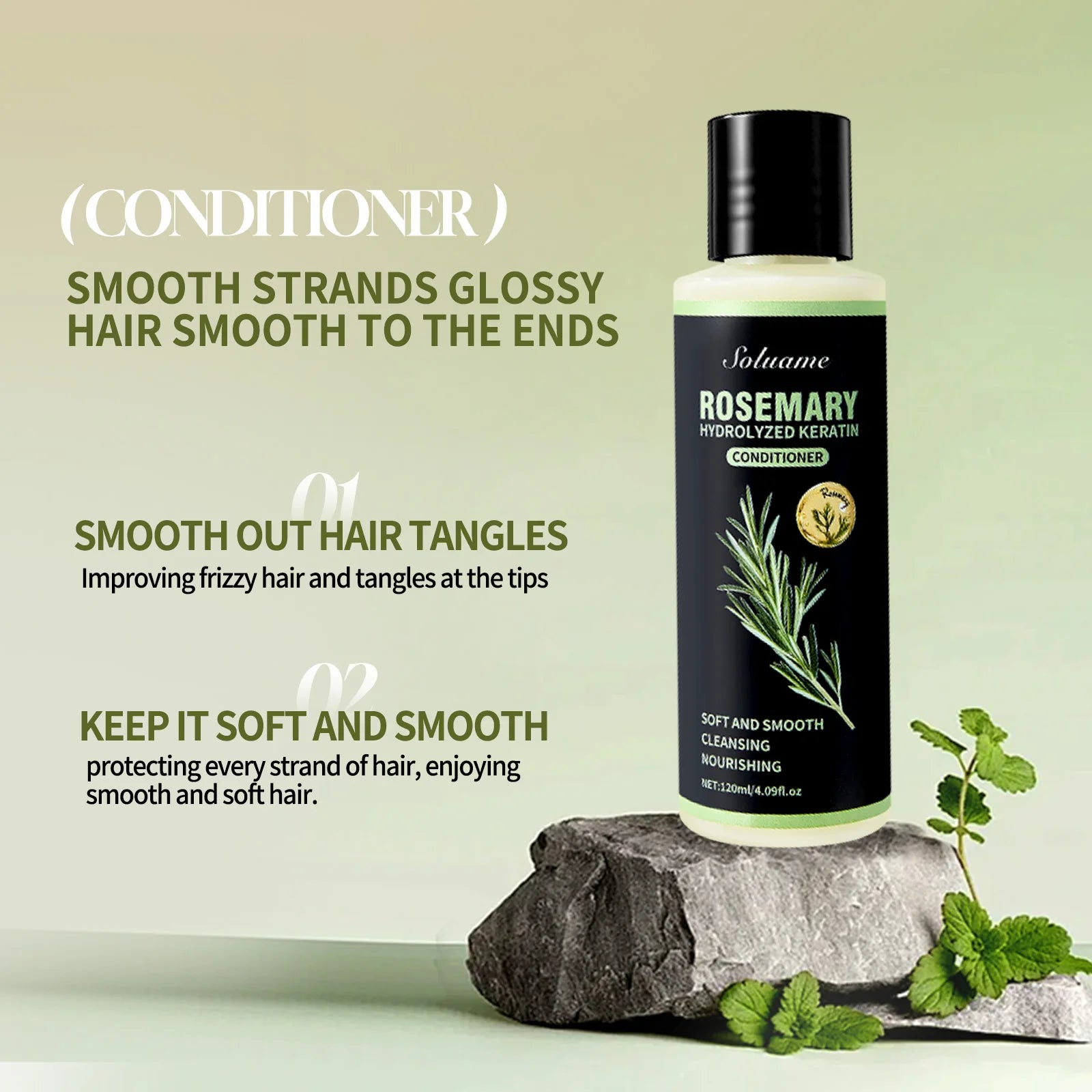 Rosemary Keratin Shampoo & Conditioner Set – Repairs Damaged Hair Shampoo & Conditioner Set Oasis Select