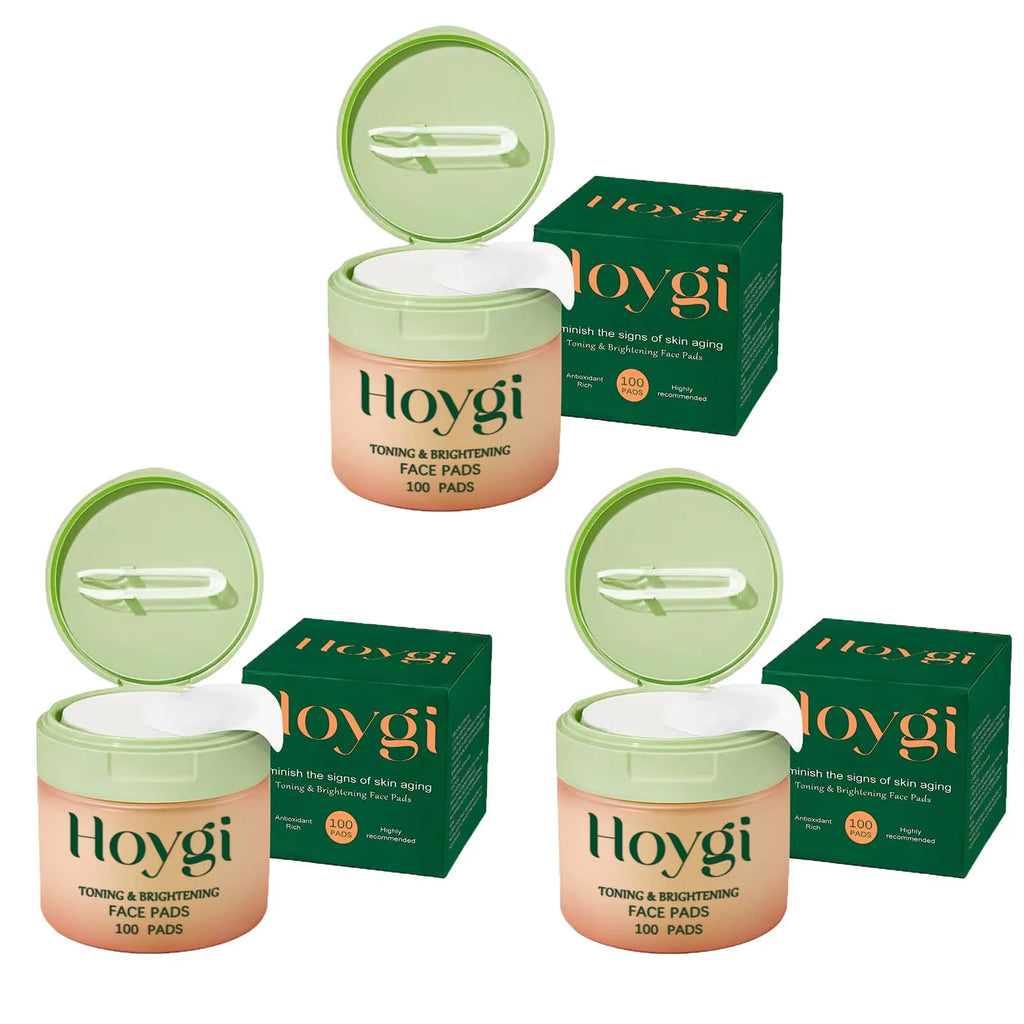 Hoygi Centella Asiatica Face Pads – Moisturizing, 100 Pcs Moisturizing Face Pads Oasis Select 3 x 100pcs Boxed