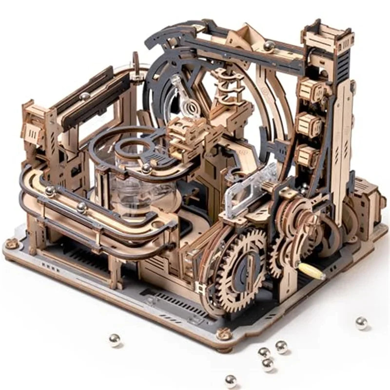 Wooden metal assembly model, handmade three-dimensional puzzle, high difficulty mechanical assembly, toy gift Oasis Select