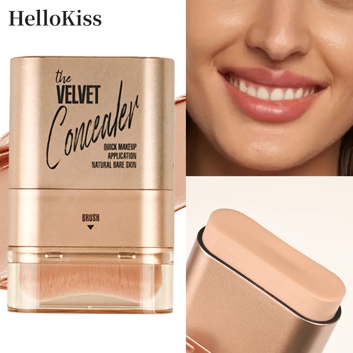 Hello Kiss Contour & Concealer Stick – Long-Wear, All Skin