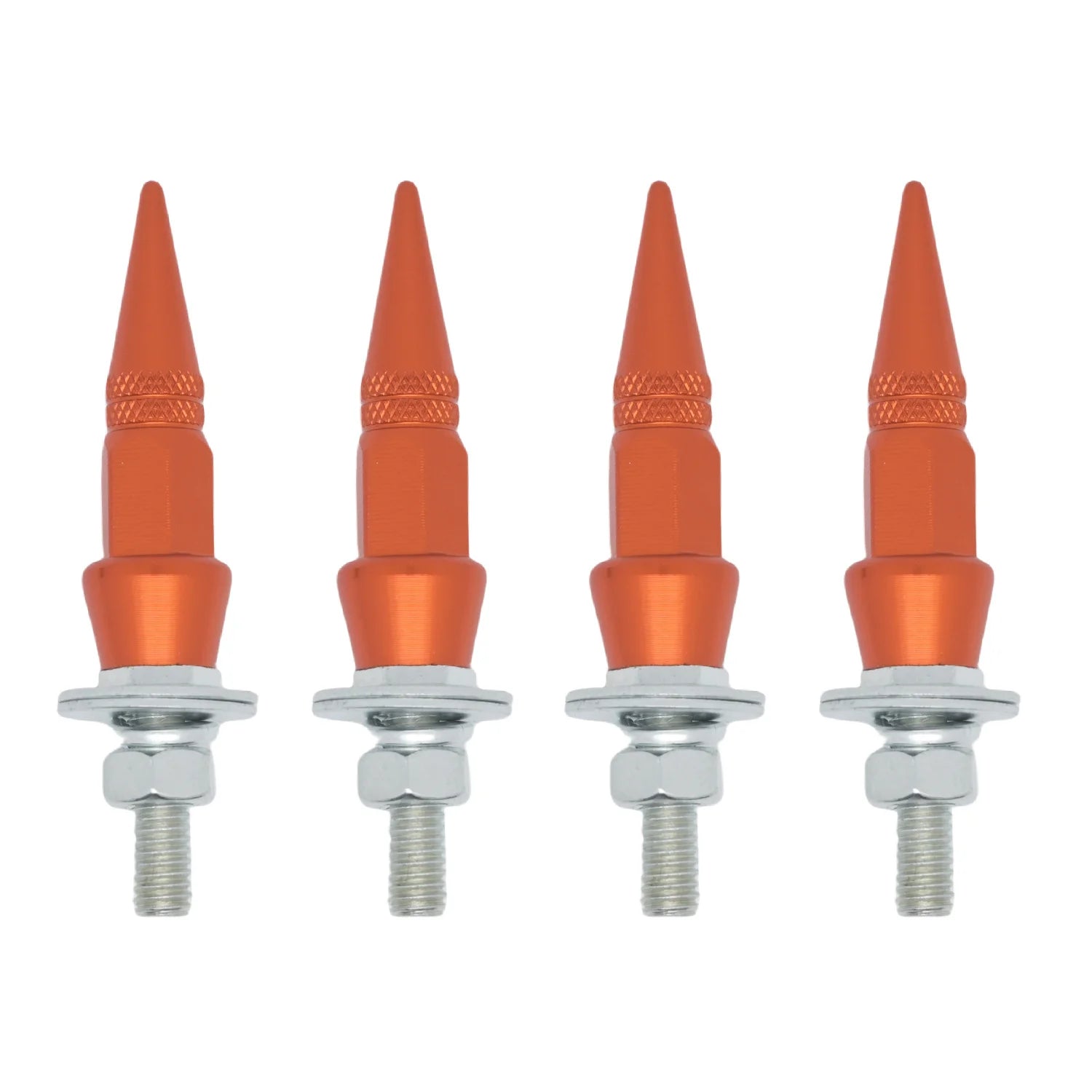 Car license plate universal, motorcycle universal, frame screw modified M6 for license plate holder screw aperture pointed hat Oasis Select 4pcs