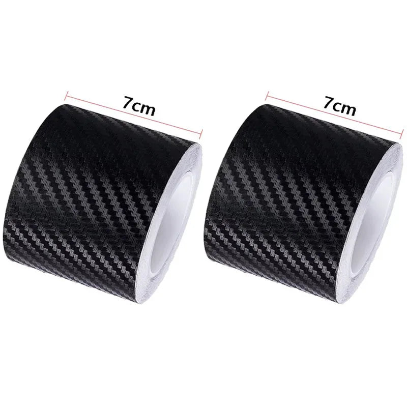 3/2/1Pcs 3D Nano Carbon Fiber Car Film Protective Strip, Threshold Side Mirror, Scratch Resistant And Waterproof Protective Film Oasis Select 7cm-2pcs 1M