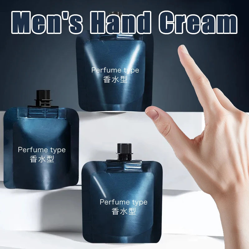 4PCS Men's Moisturizing Hand Cream, Perfume Hand Cream, Deeply Moisturizes Hands, Protects Hands, Prevents Dryness Oasis Select