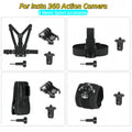 Insta360 X5/X4/X3 Accessories Kit – Chest, Head & Wrist Mount