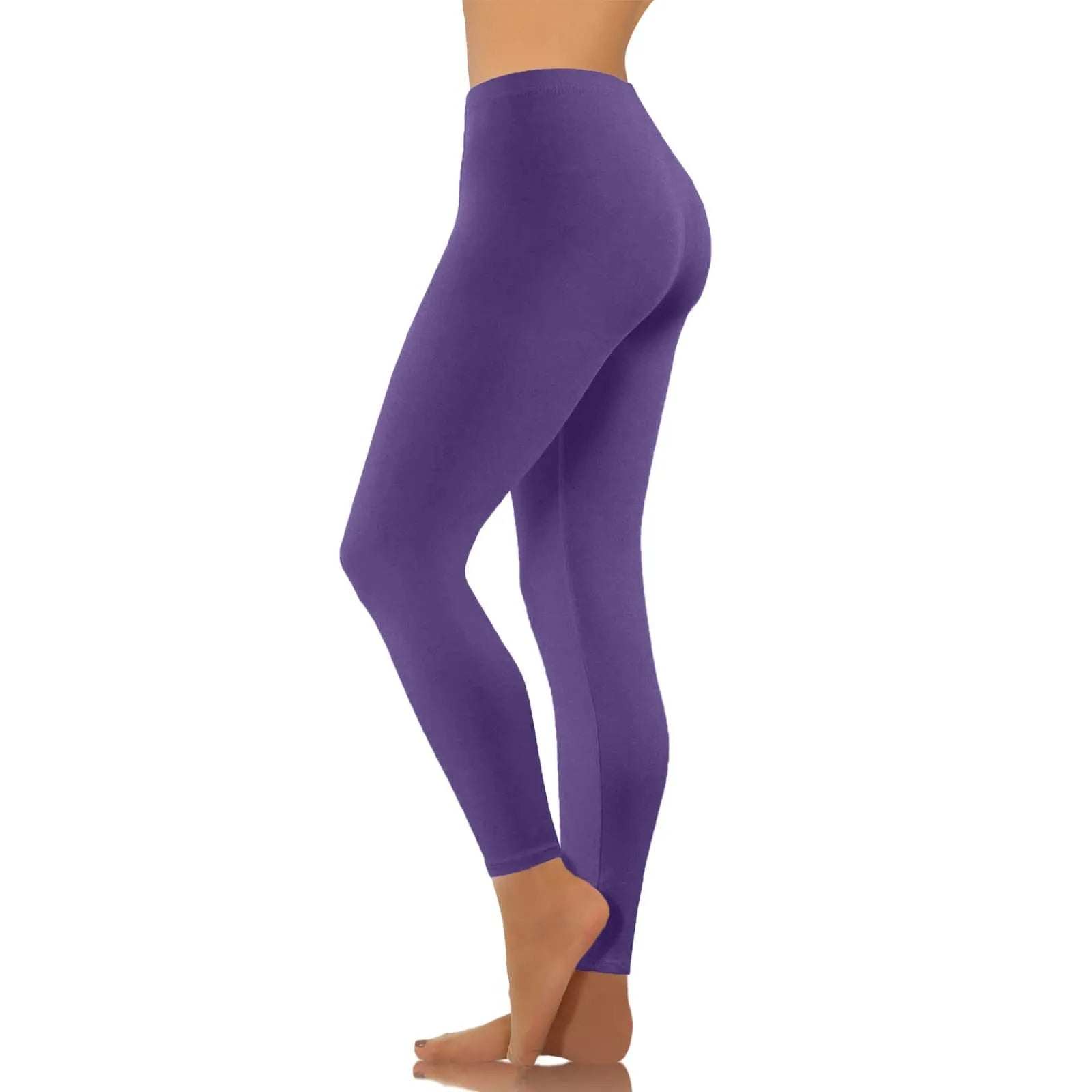 High Waist Yoga Leggings Seamless Push Up Sport Leggings Fitness Running Pants Solid Highly Elastic Underwear Bottoms Oasis Select