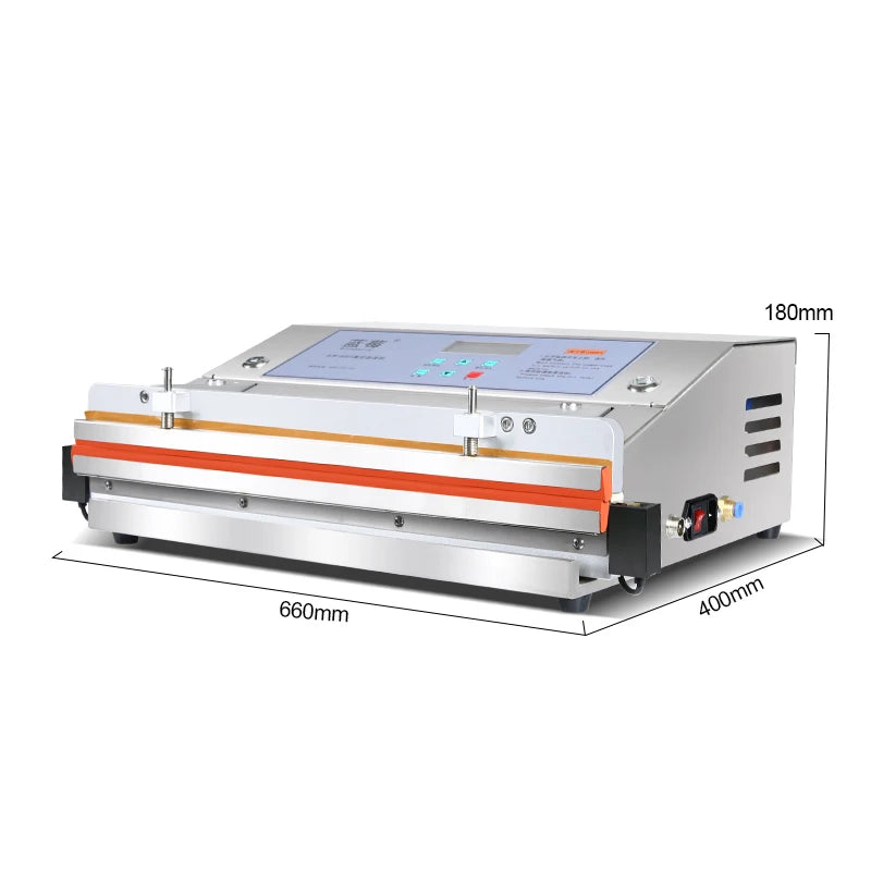 LZHZXY Commercial Pneumatic Vacuum Sealer 500/600MM | Food Packer