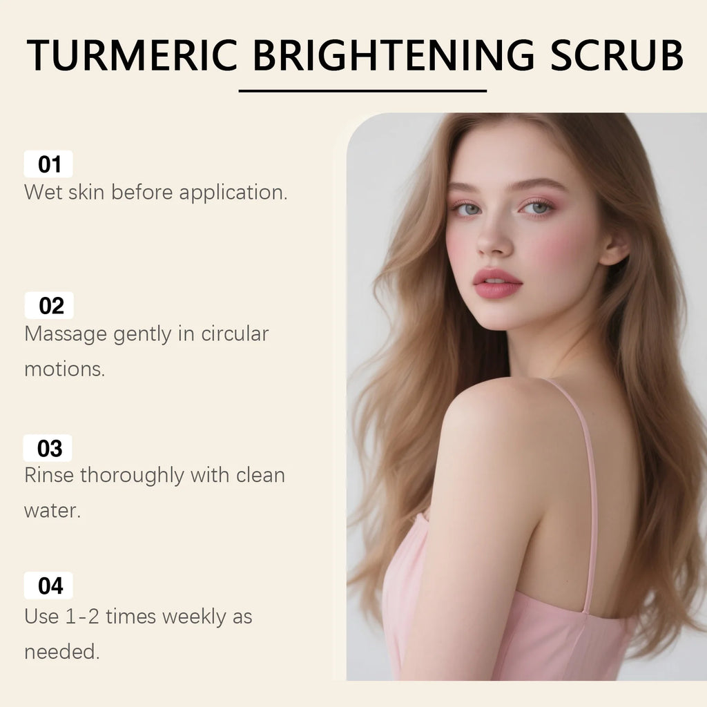 Turmeric Body Scrub – Hydrating & Smoothing Cream | 120g Body Scrub Cream Oasis Select