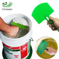 1Pc Curved Bucket Scoop Putty Knife Scraper Spackle Paint for Drywall Finishing Plaster Scraping Decals Patch Construction Tools Oasis Select Default Title
