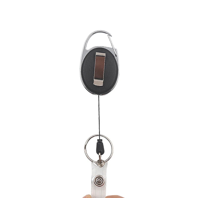 Retractable Slide Cover ID Card Holder & Badge Sleeve