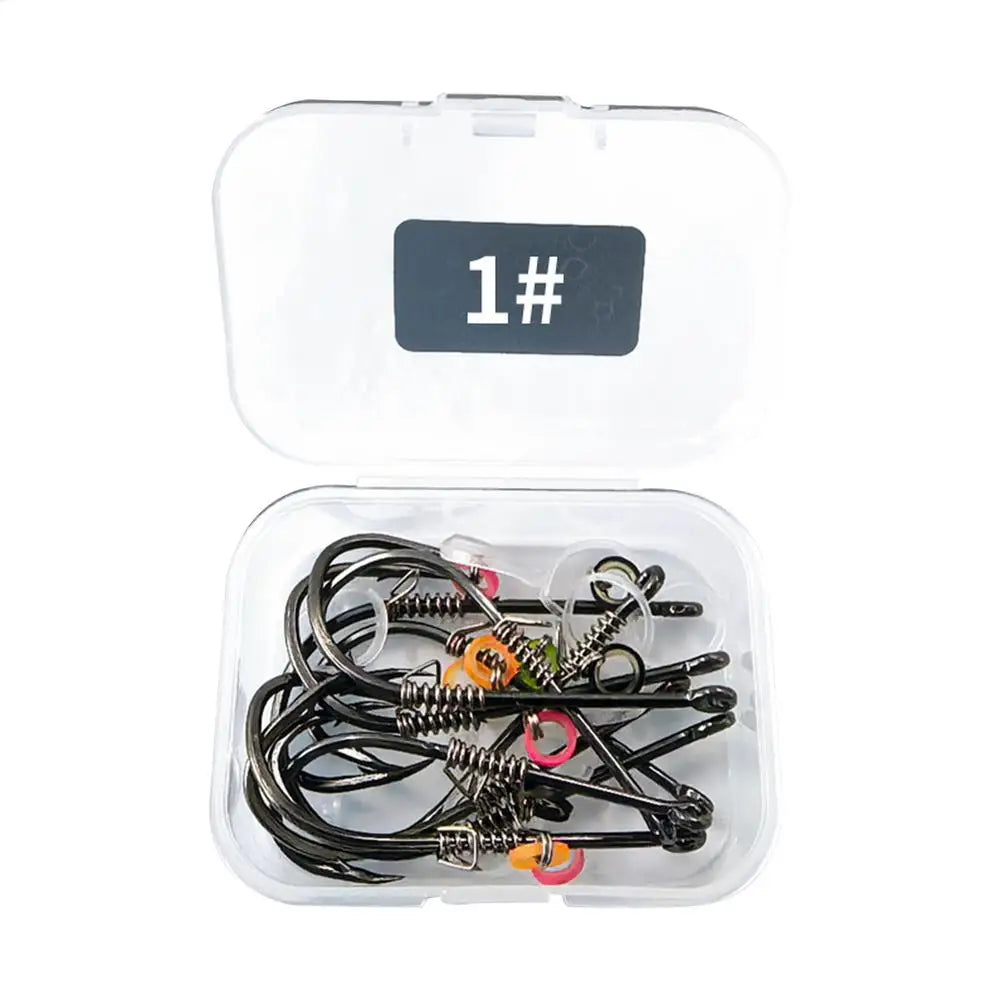 Offset Fishing Hooks Saltwater Offset Fishing Hooks Portable Fish Accessories Reusable Fisherman Tool for Grouper Sea Bass Oasis Select 1 1