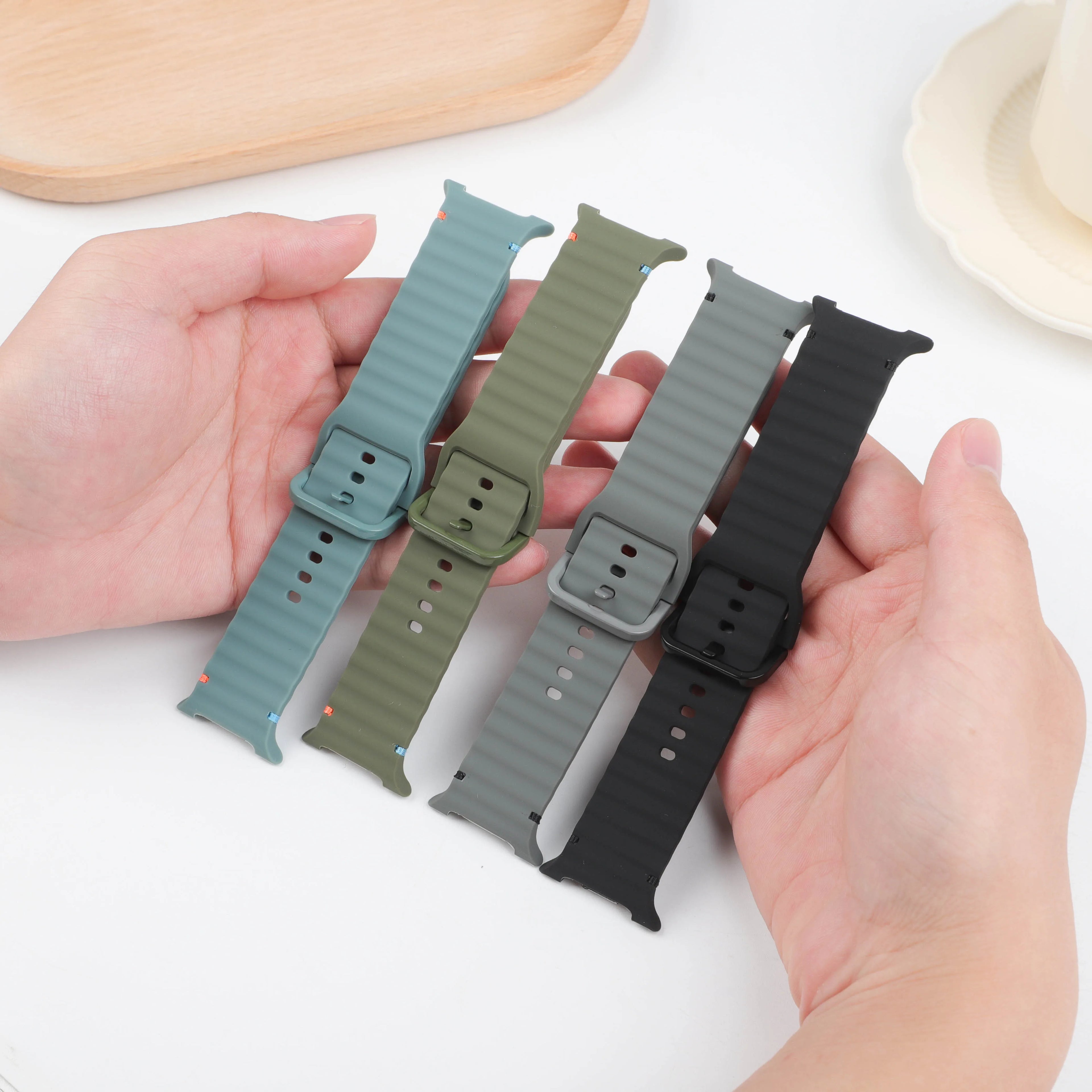Silicone Band for Samsung Galaxy Watch 8 40mm 44mm Classic 46mm Silicone Watch Band Oasis Select