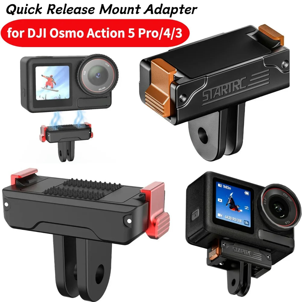 DJI Osmo Action 5 Pro/4/3 Magnetic Quick Release Mount Adapter