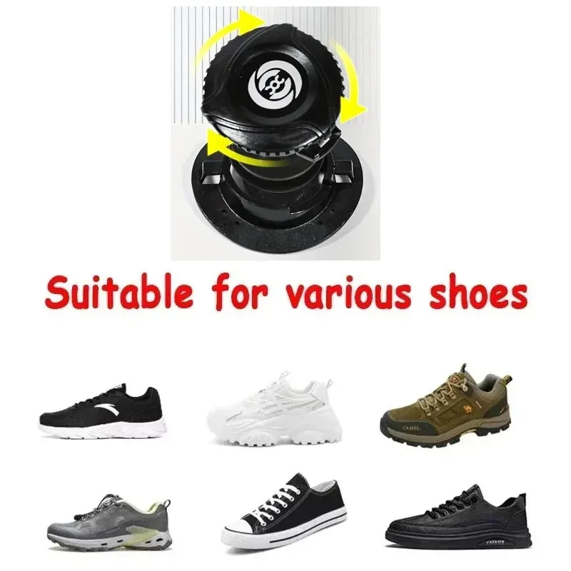 No-Tie Swivel Buckle Shoelaces – 90cm Polyester | 1 Pair