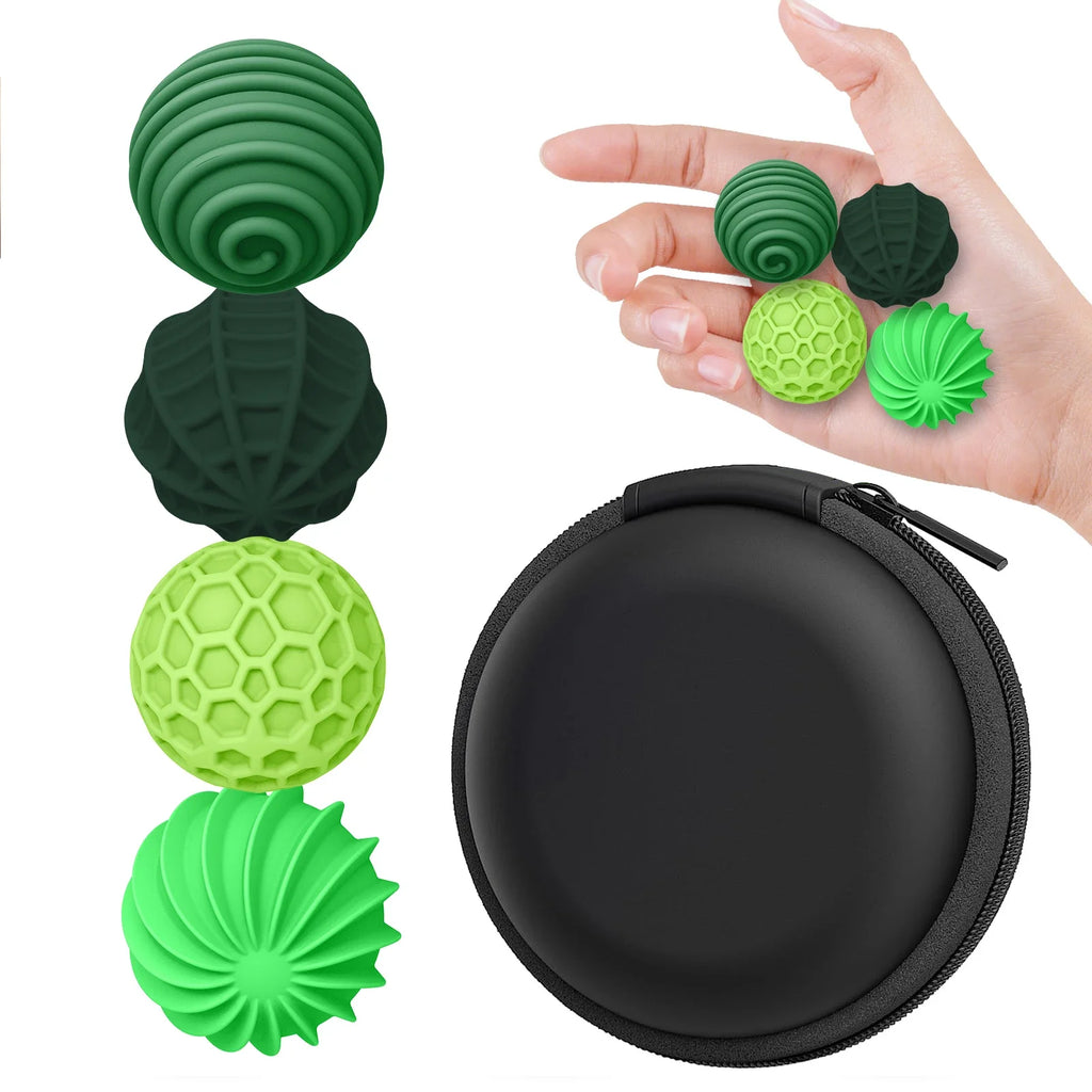 Magnetic Sensory Fidget Balls Silicone Stress Relief Toys for Adults Anxiety Autism Calming Sensory Therapy Tools Oasis Select A