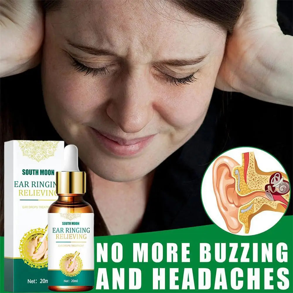 South Moon Tinnitus Ear Drops – Ringing & Ear Relief 20ml Tinnitus Ear Drops Oasis Select