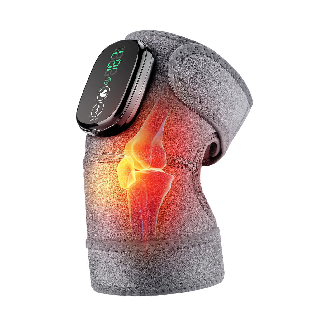 3-in-1 Heated Vibration Massager – Knee, Shoulder & Elbow