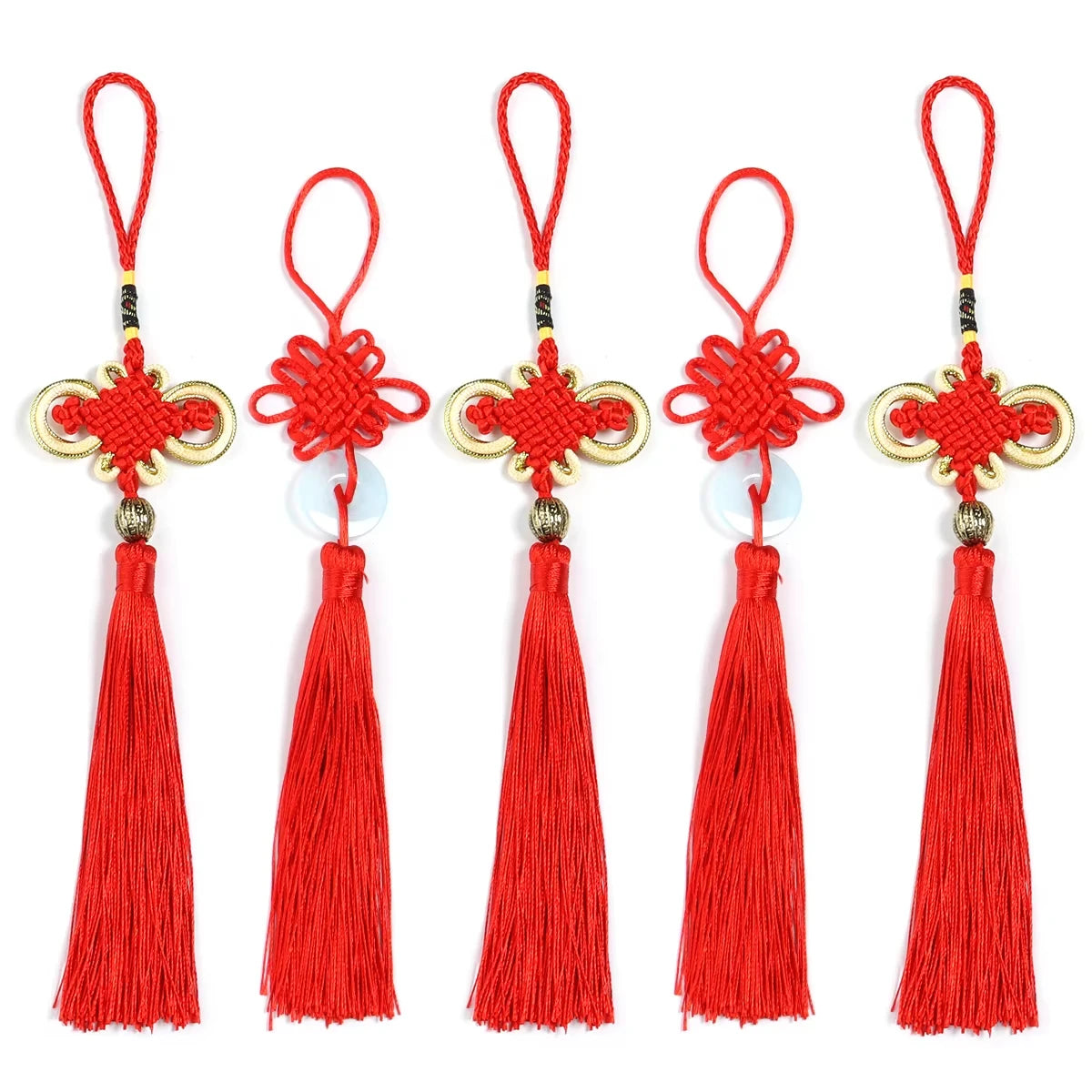 Chinese Knot Silk Tassel Pendant | Lunar New Year Décor Gift