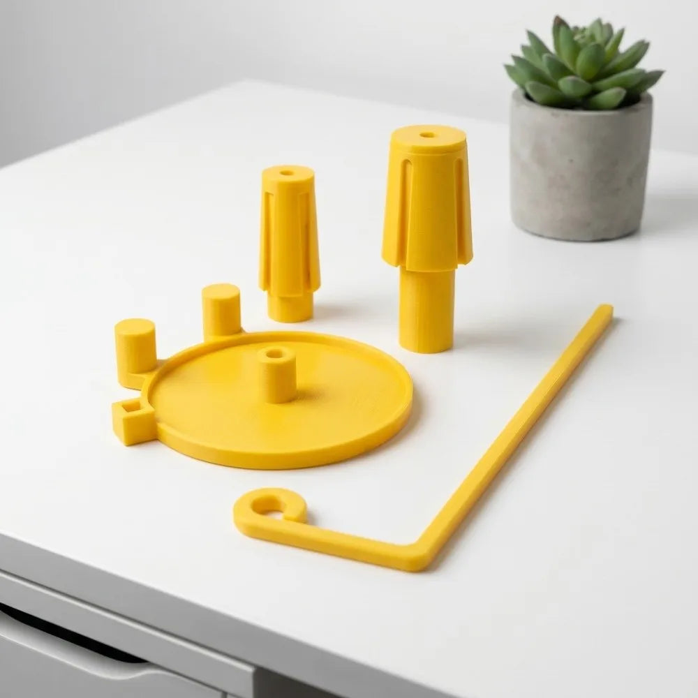3D Printed Vertical Large Spool Holder for Sewing Machines