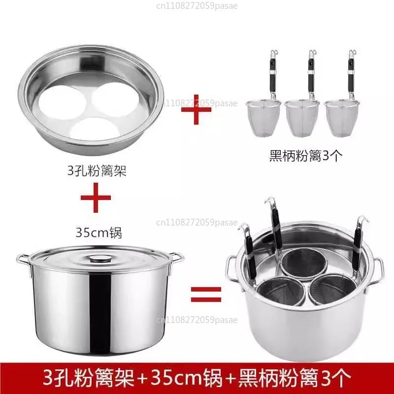 Large Stainless Steel Noodle & Soup Pot – Induction Ready