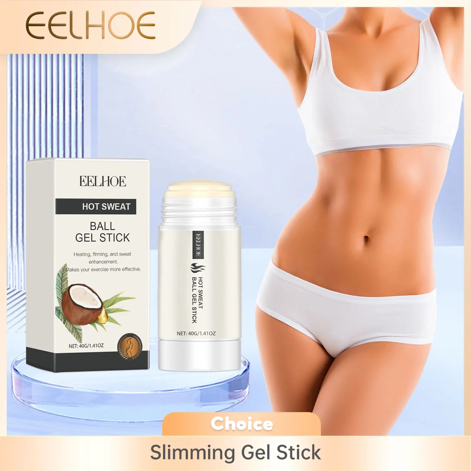 EELHOE Sweat Enhancer Slimming Stick – Anti-Cellulite Body Sculpt Slimming Body Stick Oasis Select