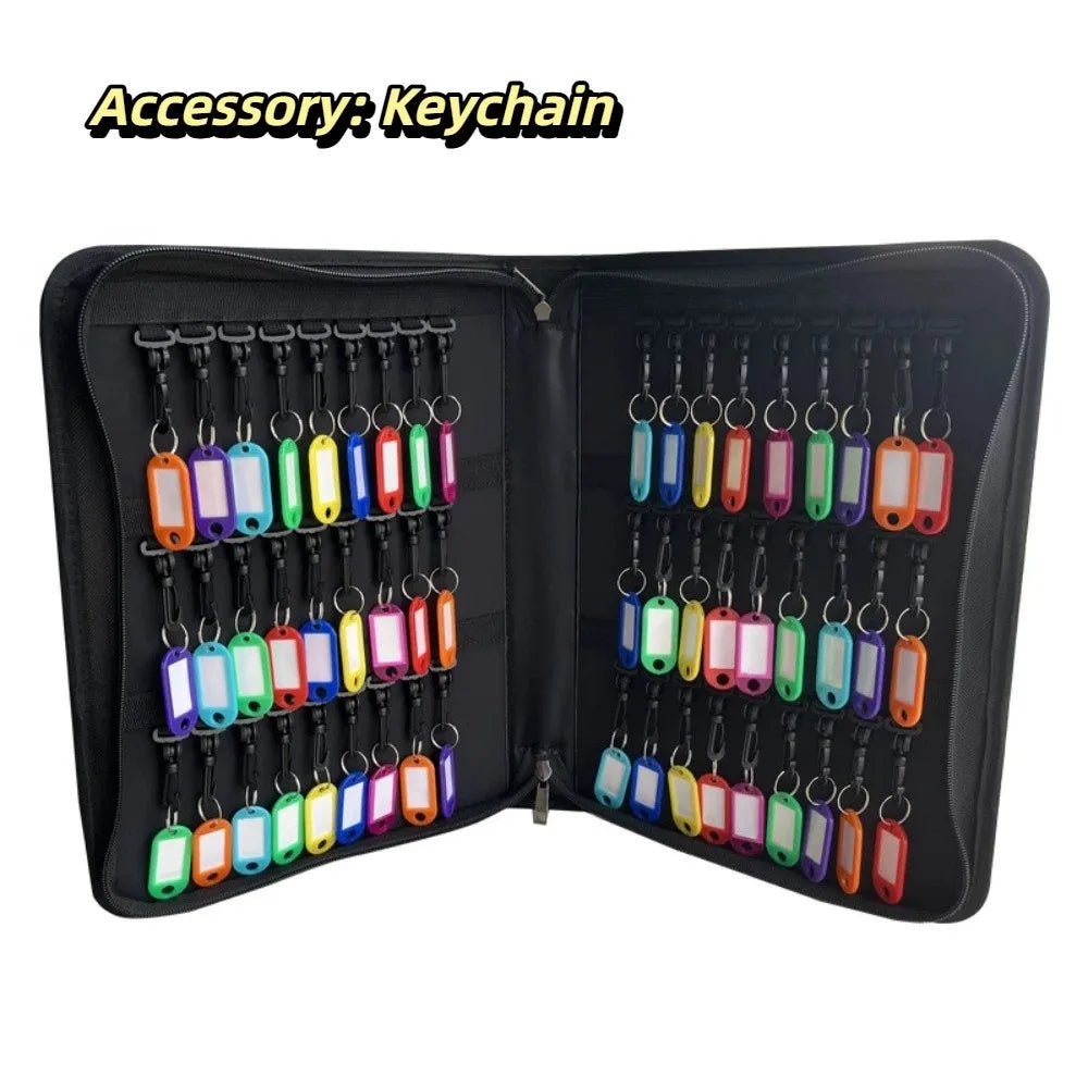 Smooth Zipper Design Portable Key Storage Box Fire Resistant Material Waterproof Material Fireproof Key Organizer Bag Oasis Select 54 key