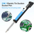 AC 110V/220V Electric Desoldering Machine Pen Soldering Iron 30W PCB Solder Suction Vacuum Pump Welding Tools Oasis Select US Plug