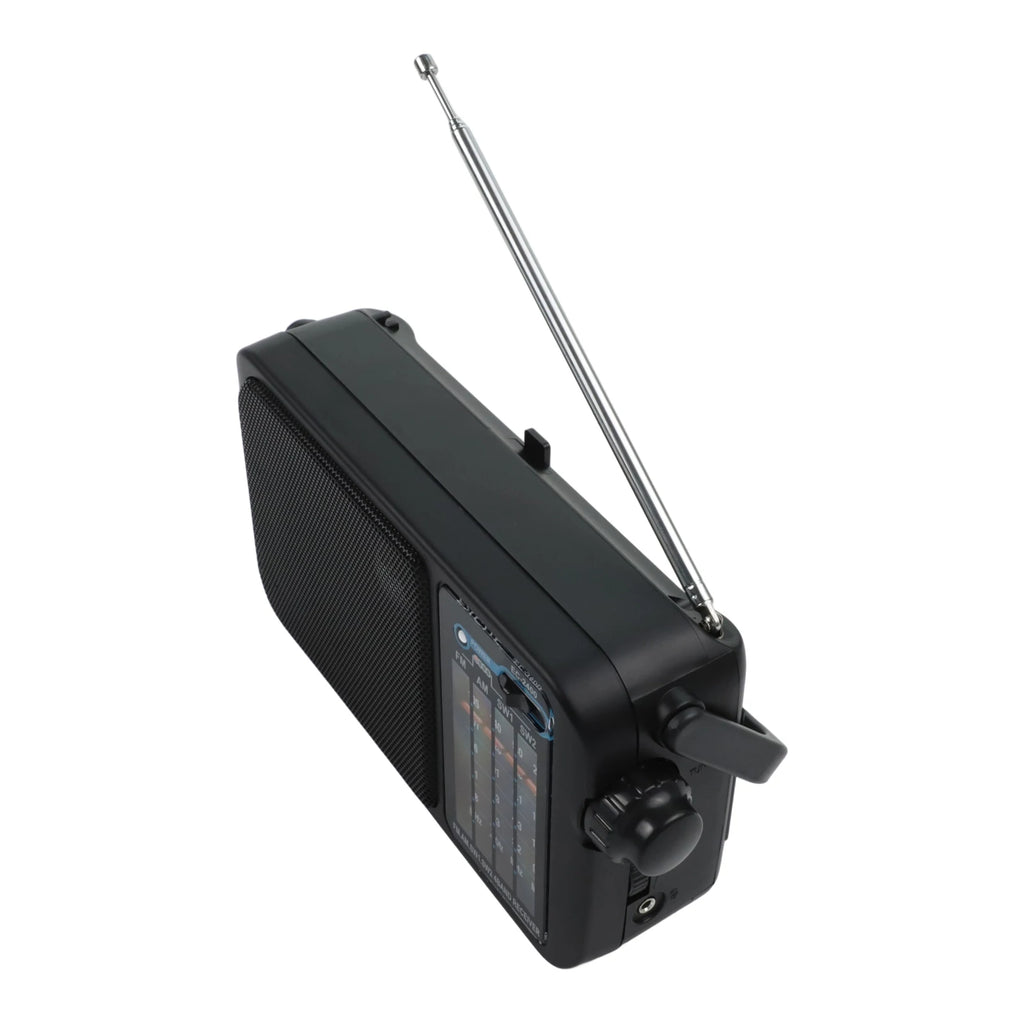 1pc Retro Multi-Band Radio Portable Elegant Full Band Handheld Weather Radio Built-in Speaker For-Emergency Radio Accessories Oasis Select