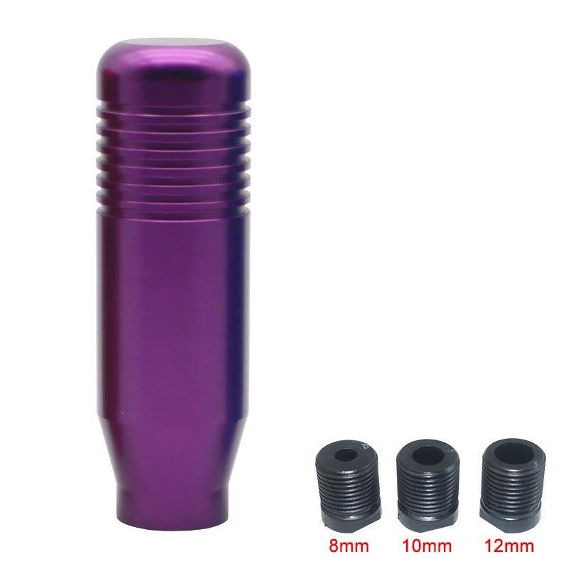 Universal 8.5cm Car Gear Shift Knob Stick Manual Transmission Aluminum Extended Gear Shifter Gear Head Knob Auto Accessories Oasis Select PURPLE