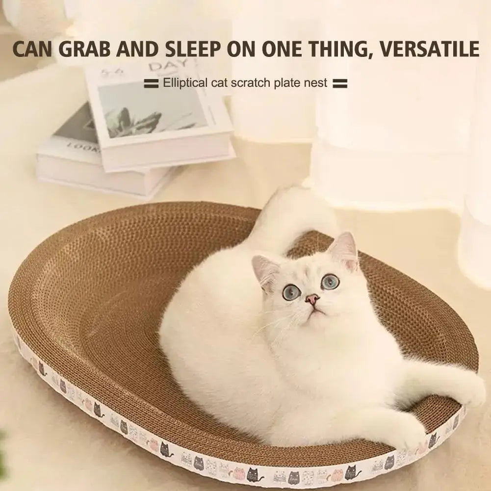 Corrugated Cat Scratcher Cat Scrapers Cat Scratching Board Corrugated Cardboard Grinding Nails Interactive Protecting Furniture Oasis Select
