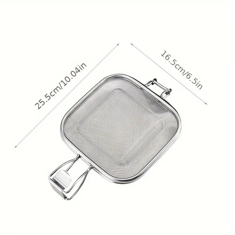1pc Stainless Steel Sandwich Toaster Grill Pan Sandwich Clip Bread Heating Oven Accessories Baking Tool Non Stick Cooking Grid Oasis Select Sandwich grill