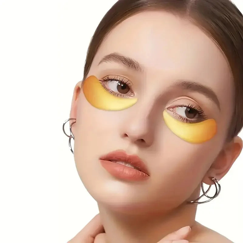 24K Gold Collagen Eye Mask Anti Dark Circles Eyes Bags Moisturizing Anti-Wrinkles Eye Patches Eyes Skin Care Products Oasis Select