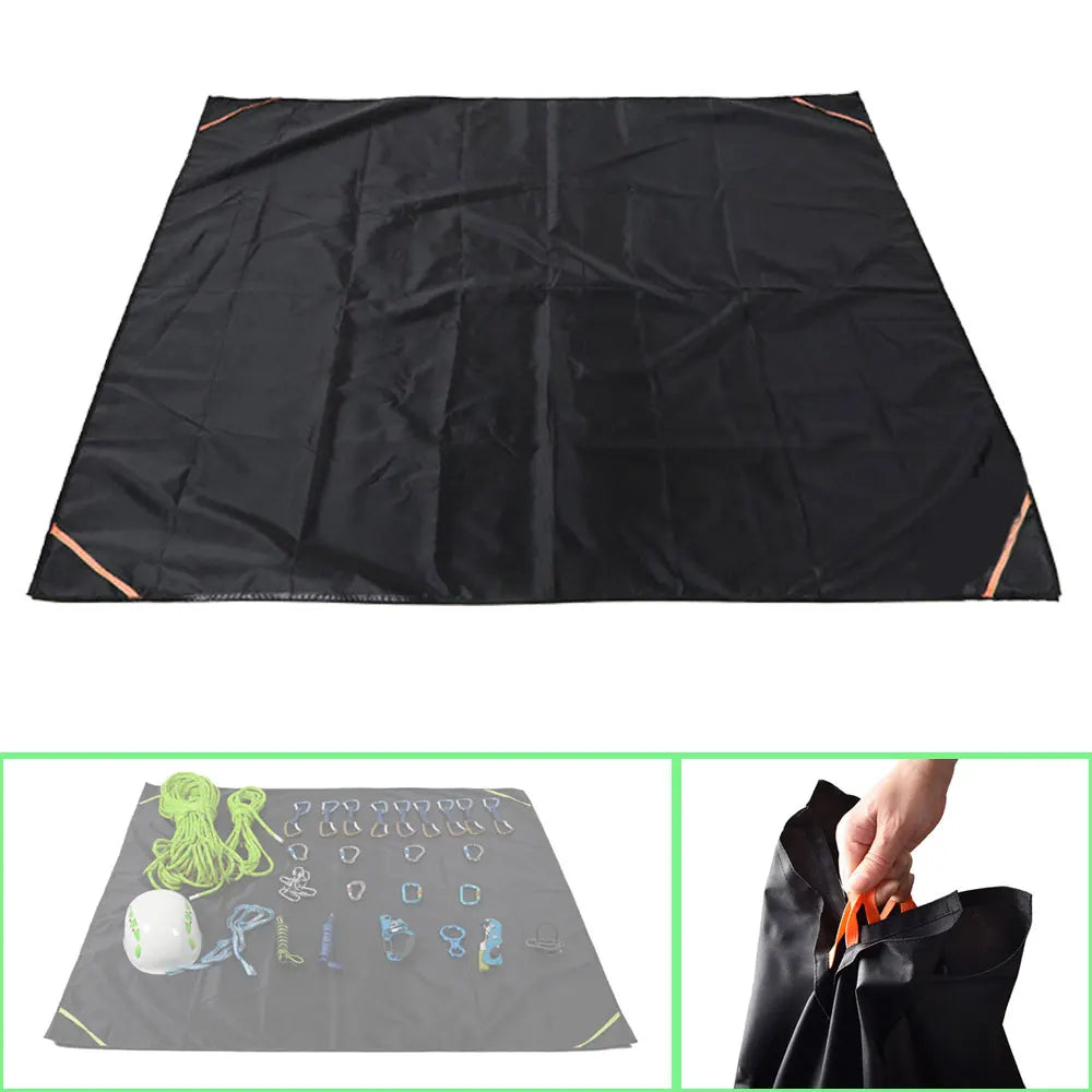 Rock Climbing Rope Bag Cord Carry Bag Hiking Shoulder Backpack Folding Portable Waterproof Backpack Ground Mat Oasis Select 1 Piece
