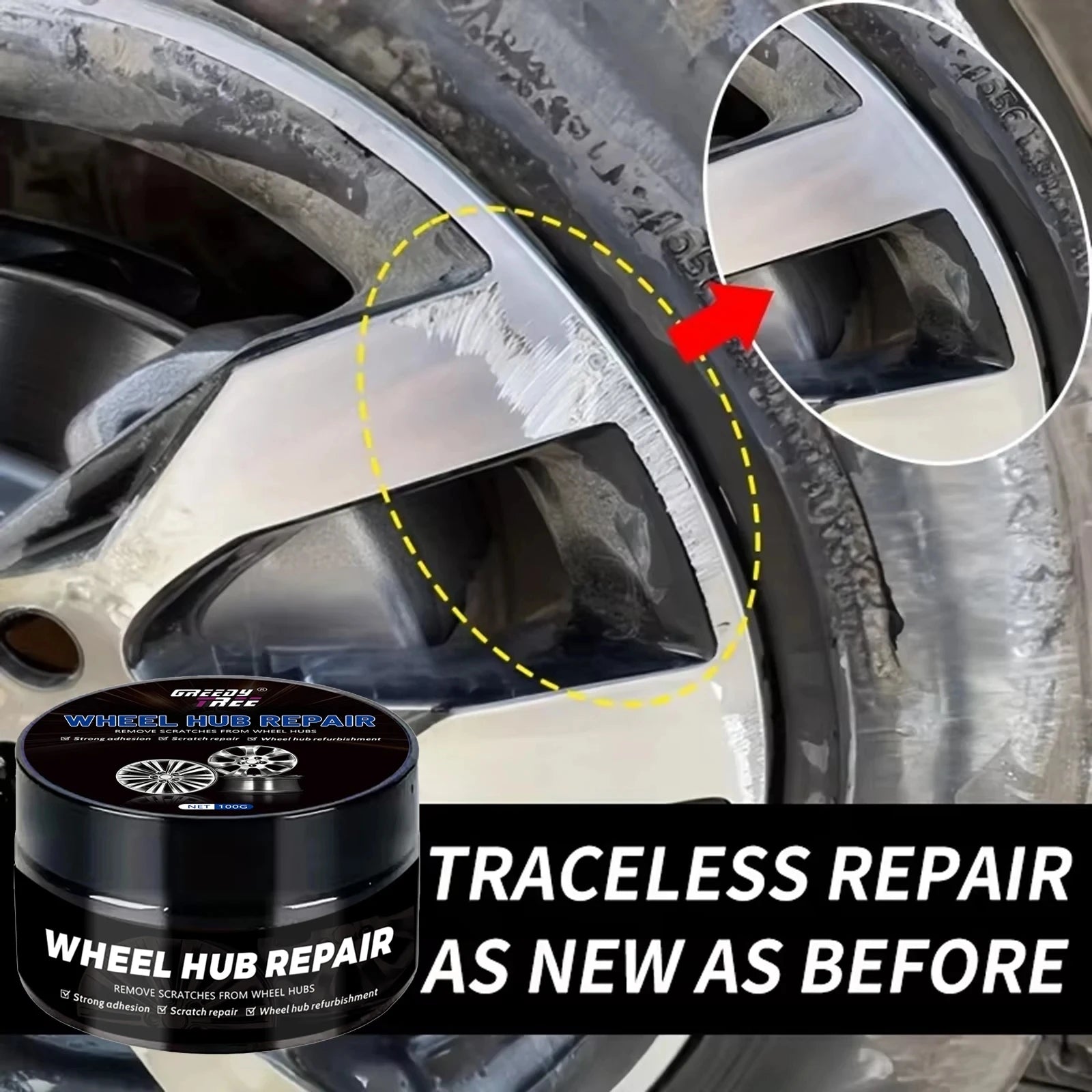 Universal Alloy Wheel Repair Kit – Rim Scratch Remover