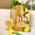 Acrylic Ramadan Countdown Calendar Gifts Day of Ramadan Calendar with Replacing Number 2025 Eid Mubarak Home Decoration Ornament Oasis Select Gold
