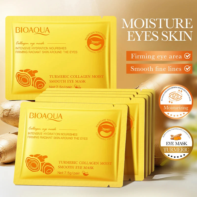 BIOAQUA Snail Collagen Eye Mask – Dark Circles & Anti-Aging Eye Treatment Mask Oasis Select