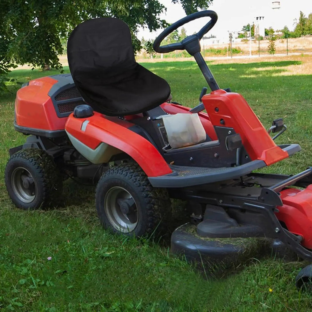 Lawn Mower Seat Cover Rainproof Riding Lawn Mower Seat Covering Full Coverage Tractor Part Outdoor Protection for Yard Garden Oasis Select