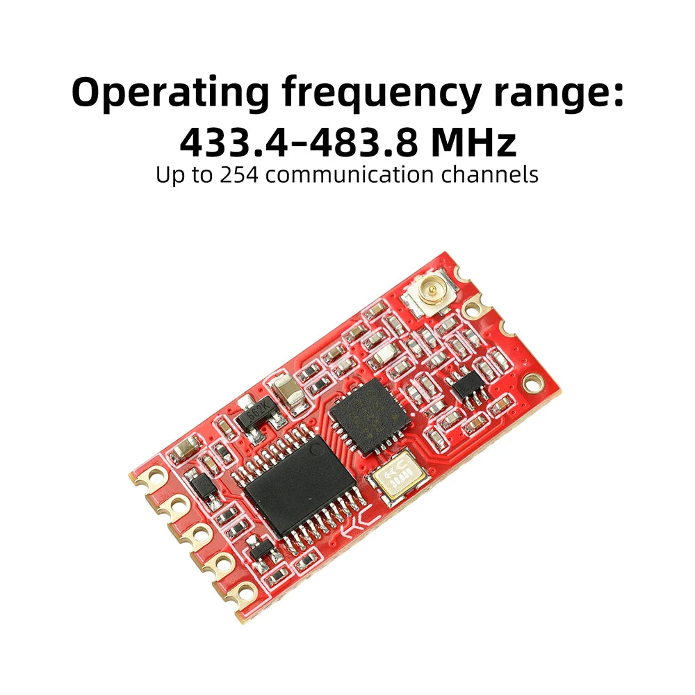 SI4438 Wireless Serial Communication Module HC-12 V4.0 with 1000m Range 433.4-483.8MHz RF Module for Industrial Automation Oasis Select