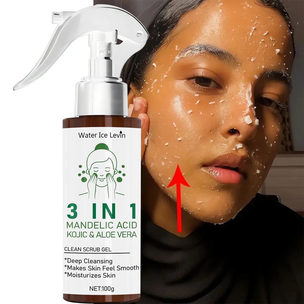 3-in-1 Mandelic Acid & Kojic Acid Scrub Gel with Aloe Vera Exfoliating Scrub Gel Oasis Select