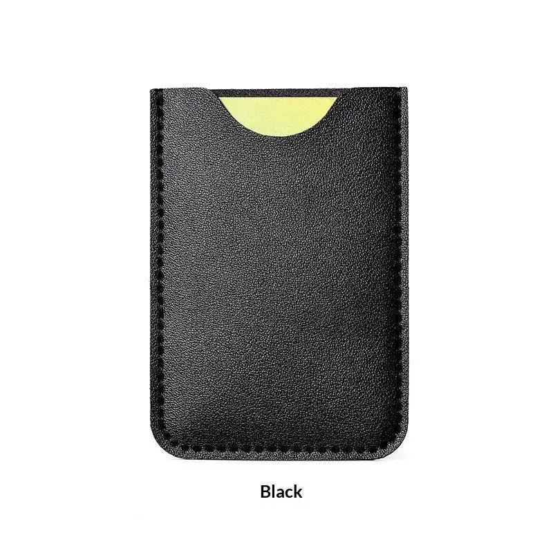 Slim RFID Blocking PU Leather Card Holder Wallet | Unisex Card Holder Wallet Oasis Select black F