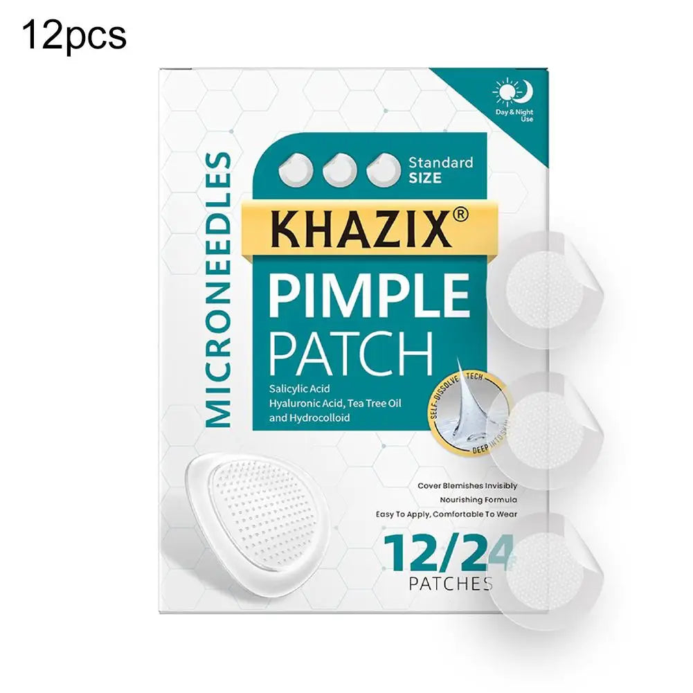 Hydrocolloid Micropoint Pimple Patches 12/24 Pack – Acne Acne Pimple Patch Oasis Select I-12pcs