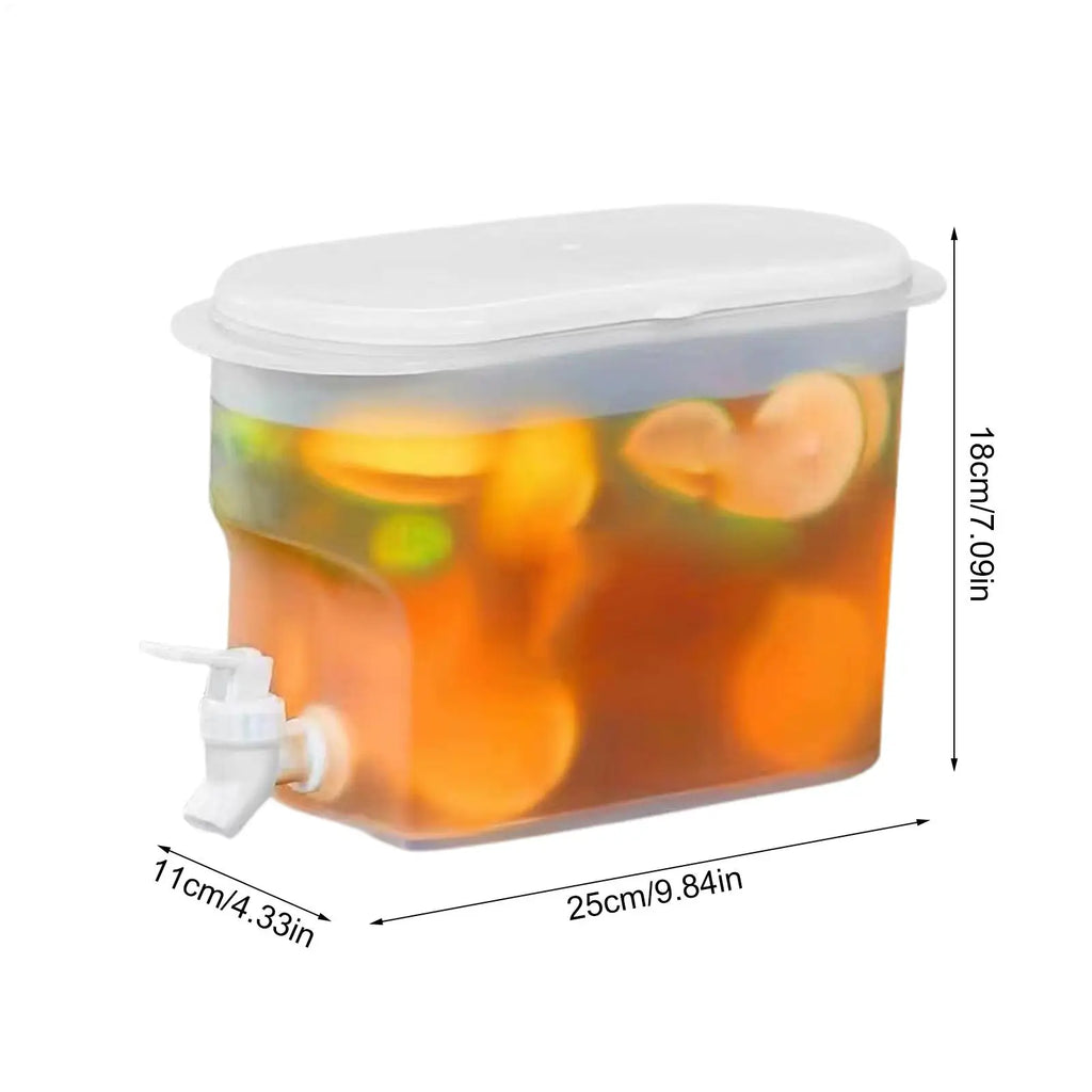 Fridge Drink Dispenser 2.8L Large Capacity Cold Water Kettle with Faucet Iced Beverage Dispenser Refrigerator With faucet Oasis Select