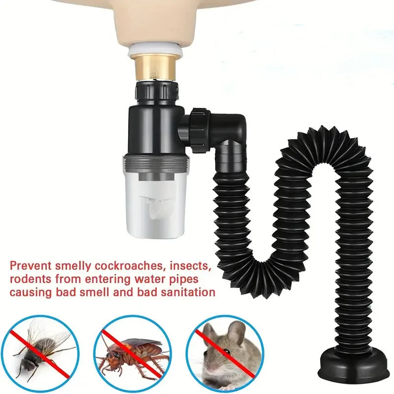 Sink Deodorant Launch Pipeline Accessories Kitchen Sink Hose Sink Strainer Drain Pipe Plumbing Washbasin Kitchen Accessories Oasis Select
