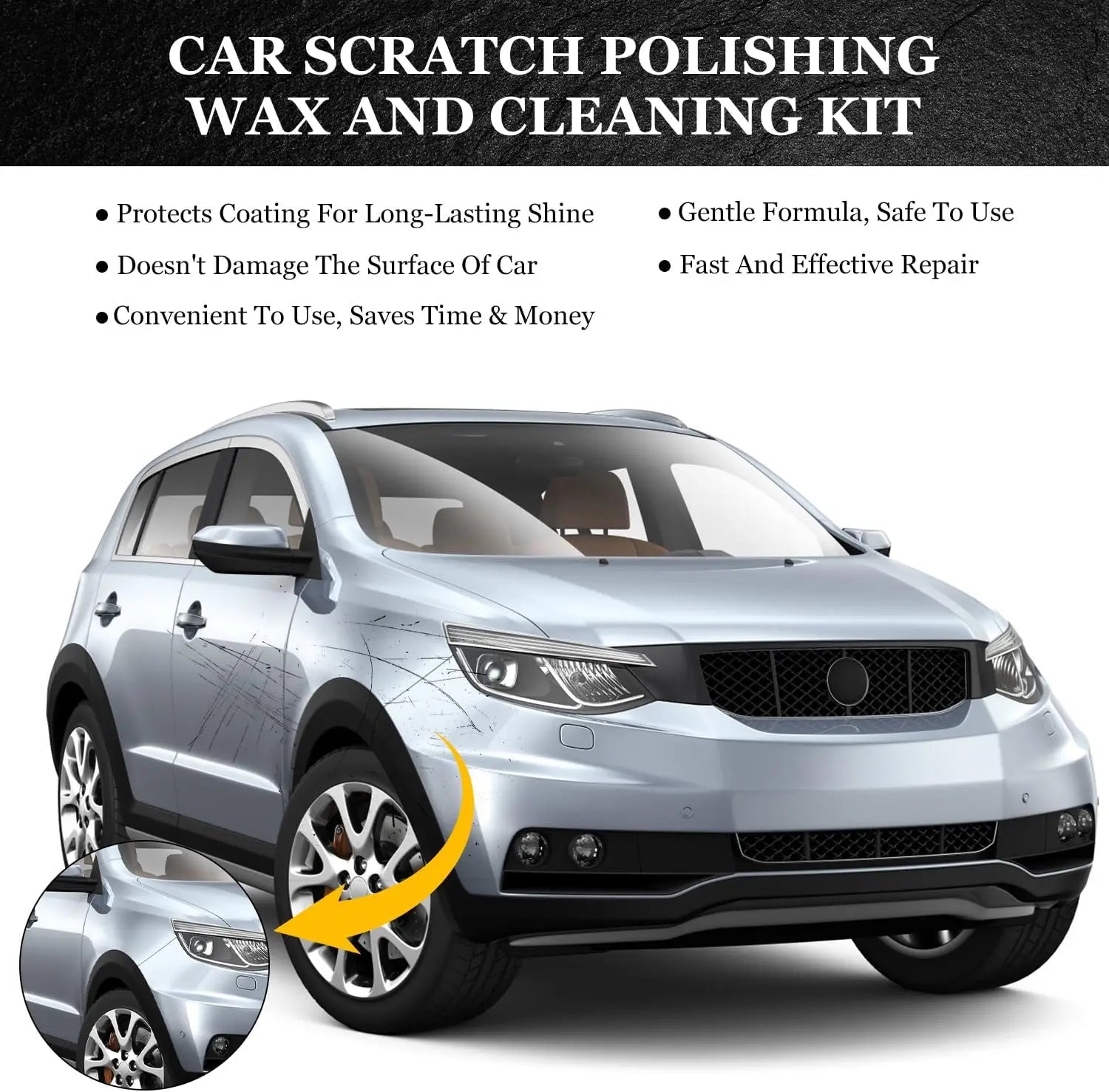 CHEINFOO Car Scratch Repair Wax | Polish & Auto Detailing Car Scratch Repair Wax Oasis Select
