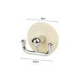 Heavy Duty Suction Cup Hooks No Drill Wall Hangers For Bathroom Kitchen Clothes Towels Multi Purpose Space Saving Organization Oasis Select Beige