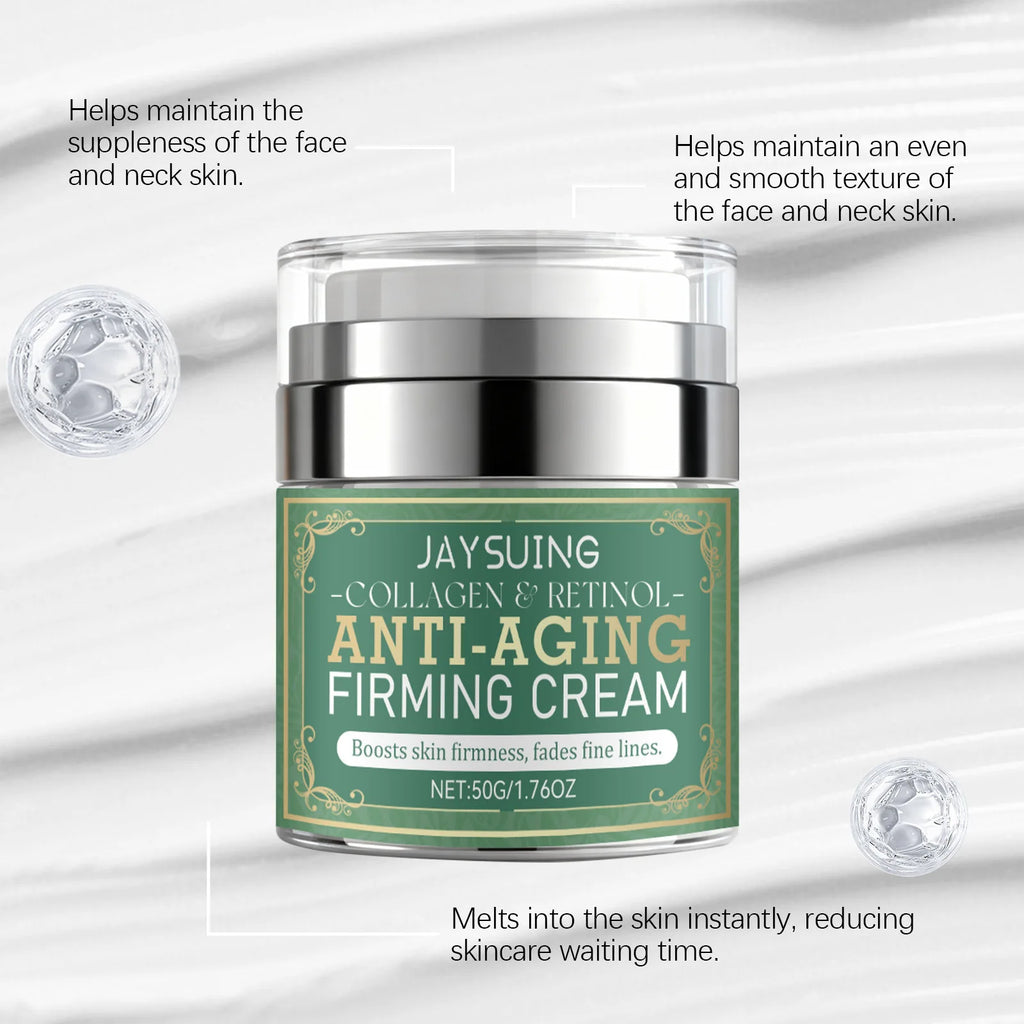 Retinol Centella Firming Cream Lift Facial Contour Tighten Neck Skin Fade Fine Lines Moisturize Lasting Brighten Face Neck Cream Oasis Select