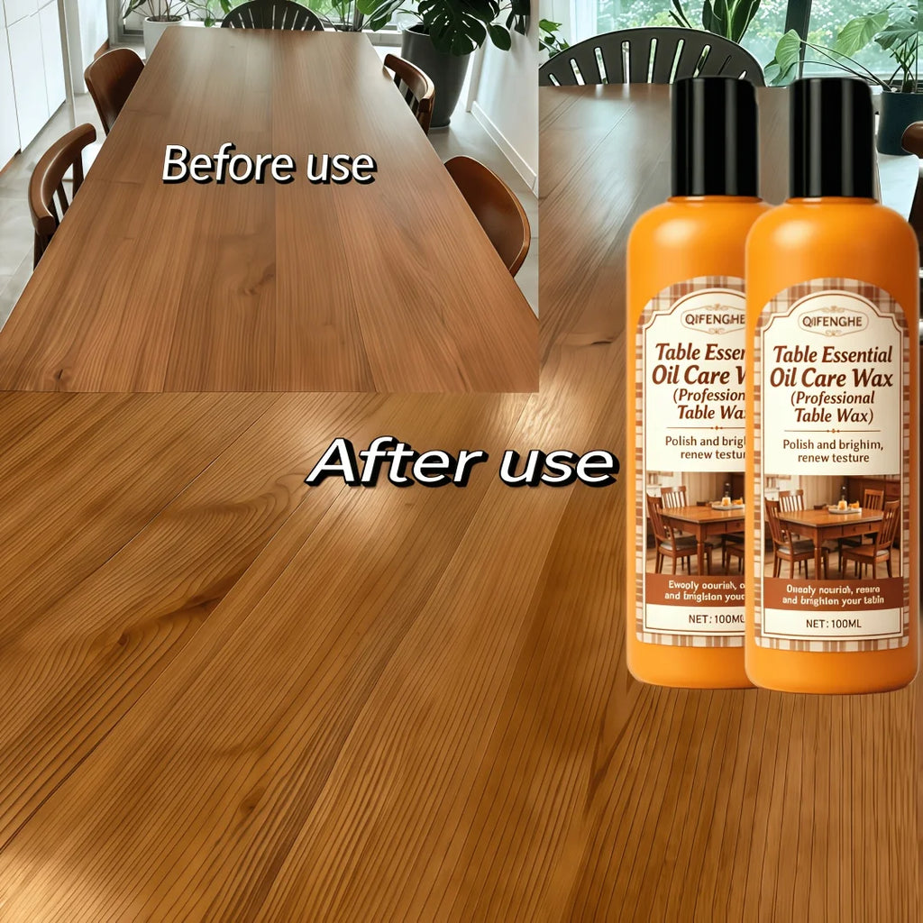3.38oz Professional Wood Table Wax: One-Step Polishing And Protection Formula That Instantly Restores High-Gloss Shine And Offer Oasis Select