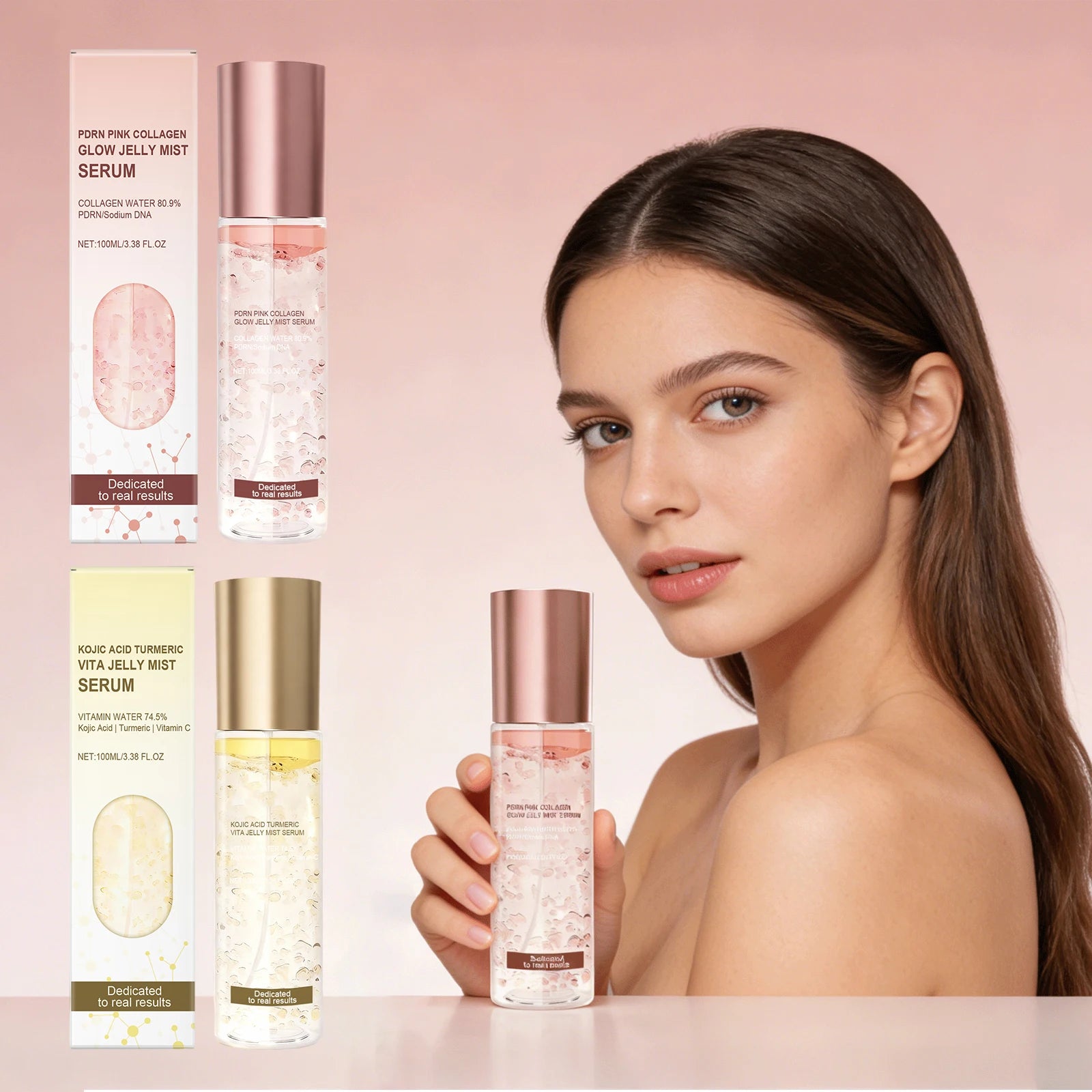 Hyaluronic Acid Face Essence Boost Skin Hydration Calm Facial Redness Firm Brighten Tone Light Texture Collagen Jelly Mist Serum Oasis Select