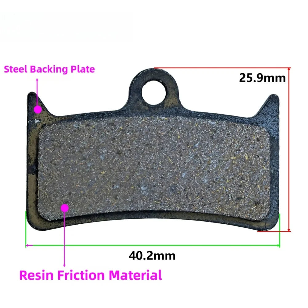 Resin Bike Disc Brake Pads For Hope Tech Race StealthX2 M4 V4 Steel Base Quiet Cycling Brake Pad Replacement Accessories Oasis Select